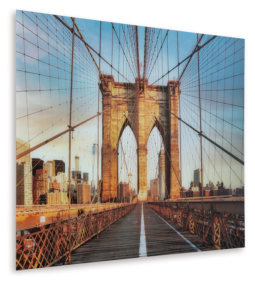 Shayward - Wall Art - Blue / Amber - Image 5