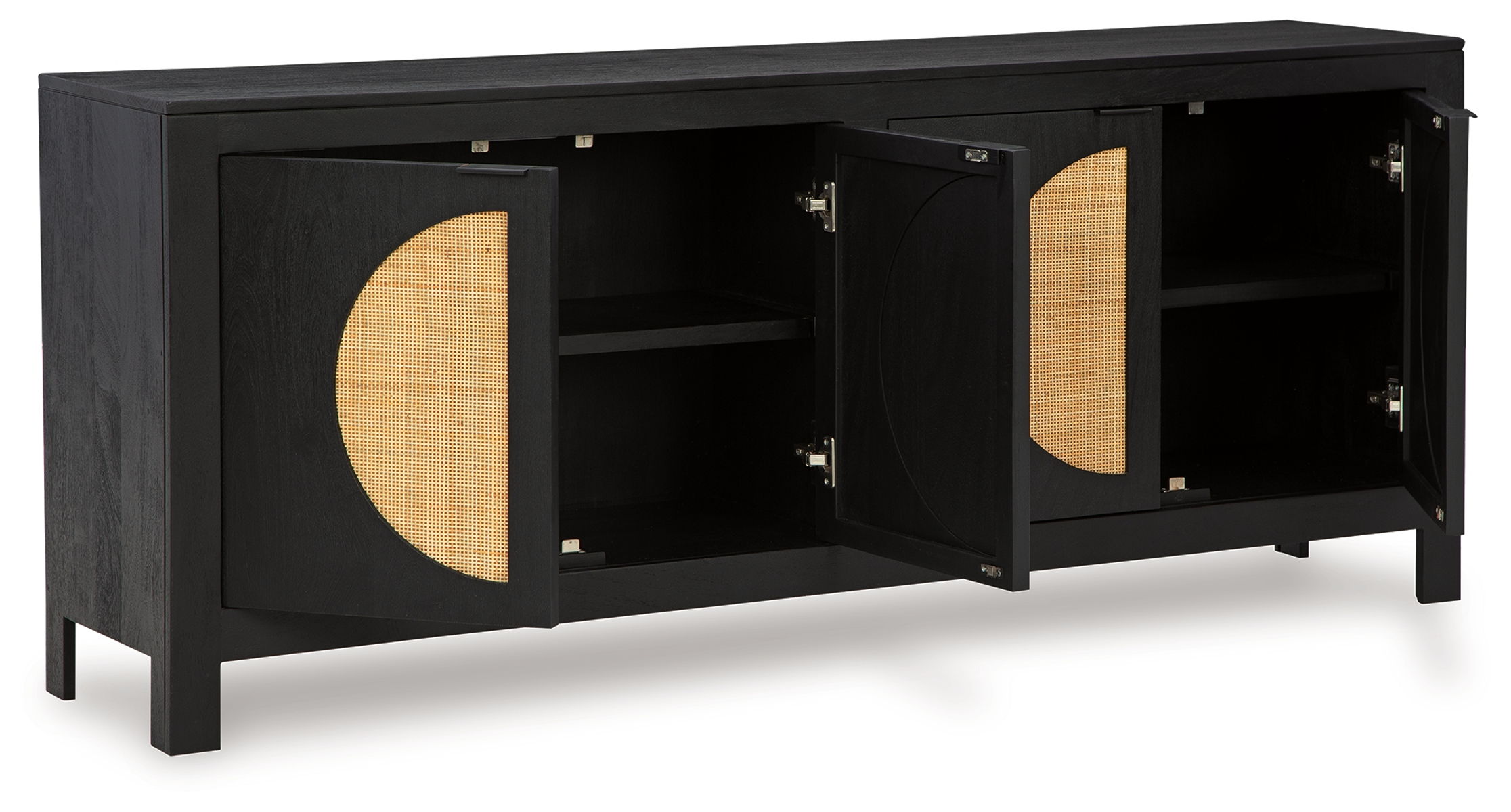 Cliffiings - Accent Cabinet - Black / Natural - Image 8