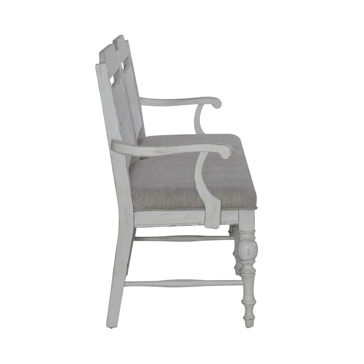 River Place - Panel Back Bench (RTA) - White - Image 8