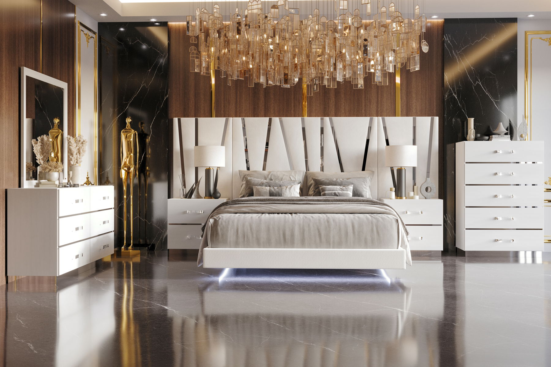 Europa - Nightstand - White - Image 8