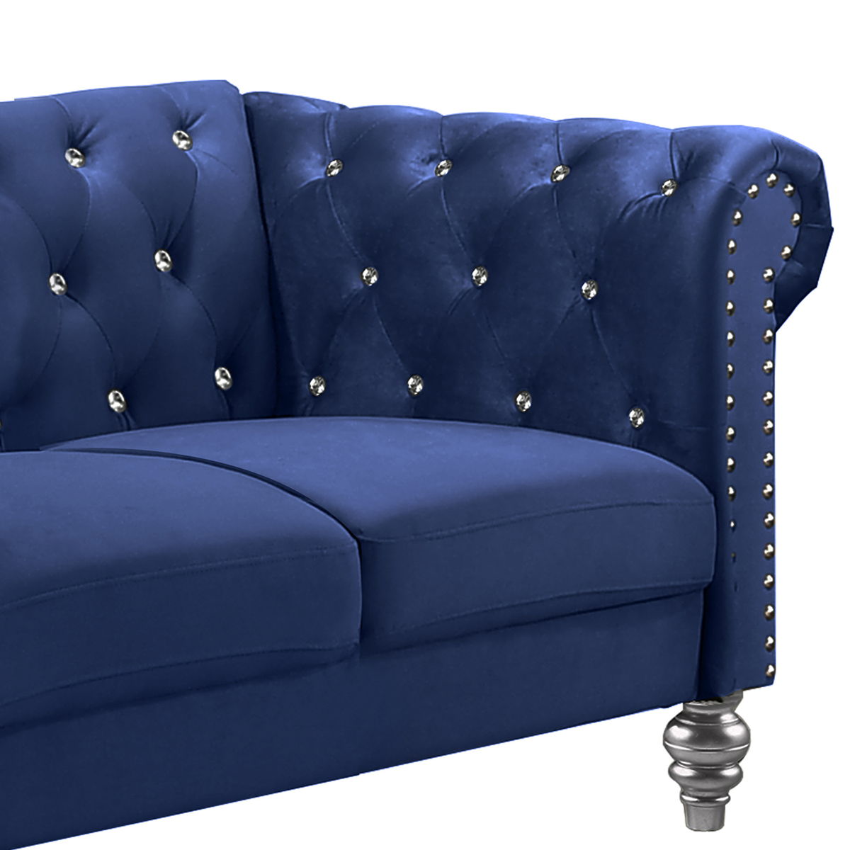 Emma - Crystal Loveseat - Image 6