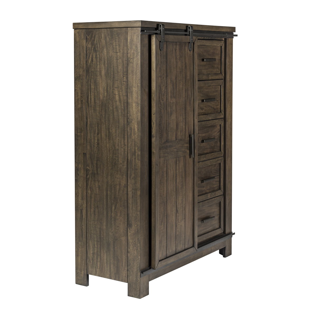 Thornwood Hills - Sliding Door Chest - Rock Beaten Brown - Image 6