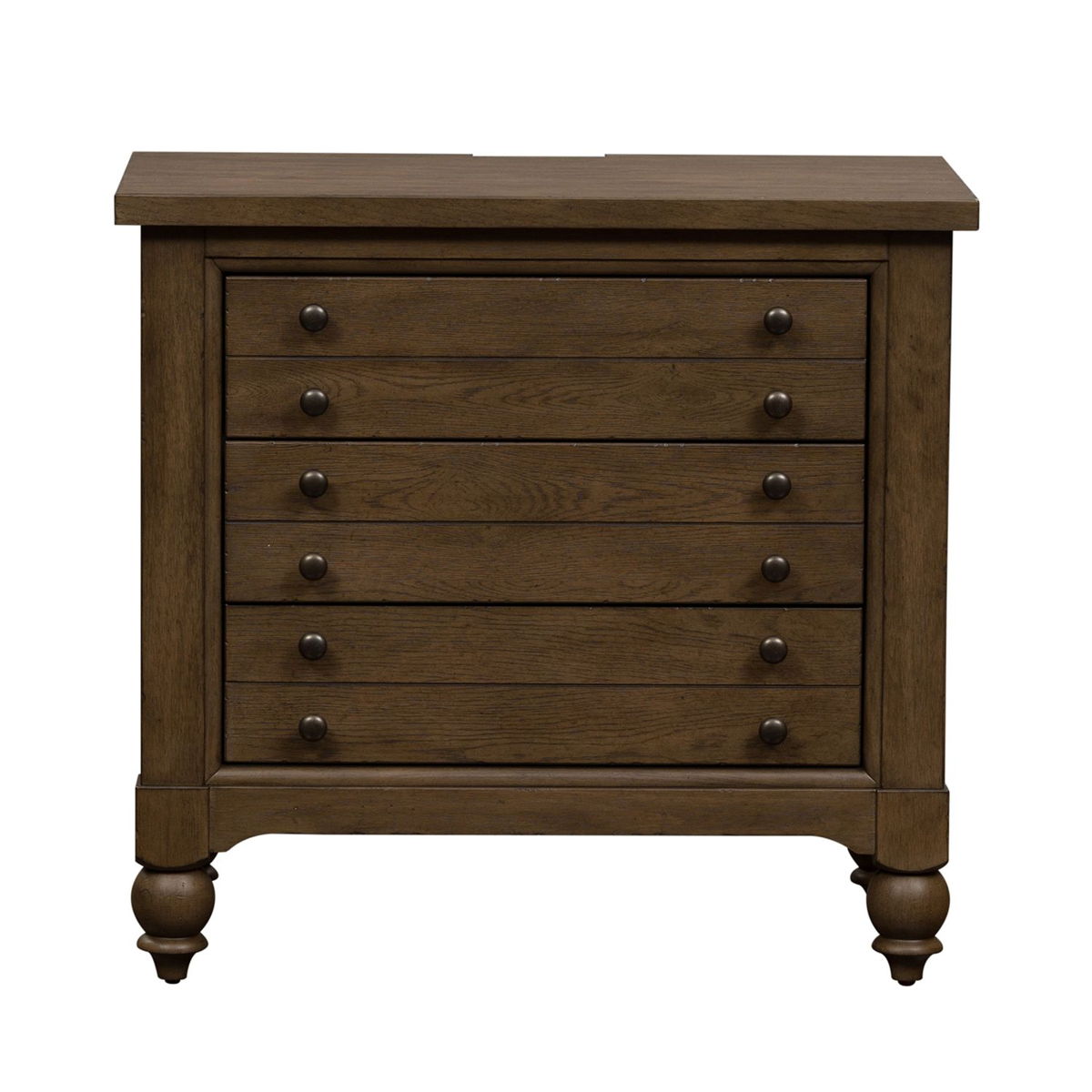 Americana Farmhouse - Bedside Chest With Charging Station - Image 2
