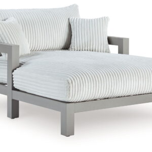Hurley Park - Chaise Lounge With Cushion - Gray
