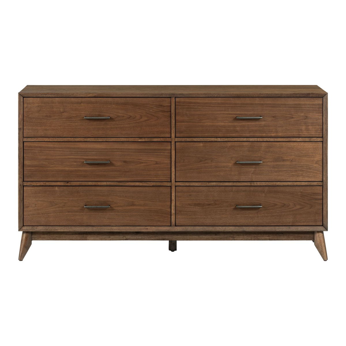 Century Modern - 6 Drawer Dresser - Walnut - Image 3