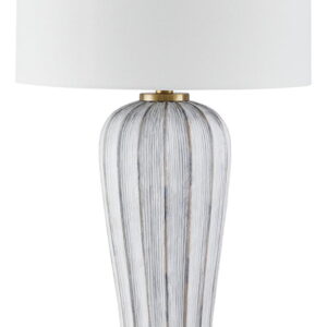Lanwell - Poly Table Lamp - Antique Gray