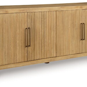 Niam - Accent Cabinet - Light Antique Beige