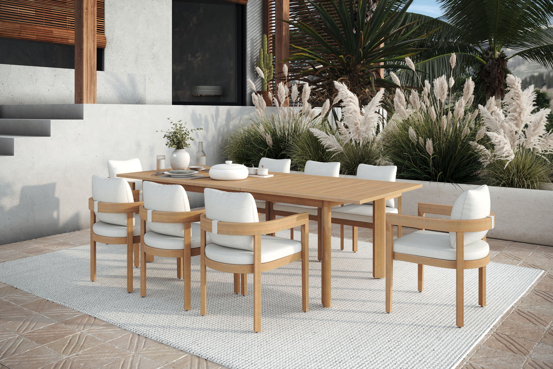 Wesley - Patio Dining Set - Image 3
