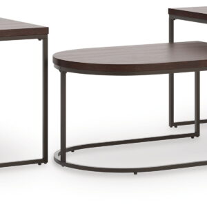 Vanmore - Occasional Table Set (Set of 3) - Dark Brown