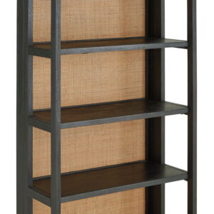Abyard - Bookcase - Black / Natural