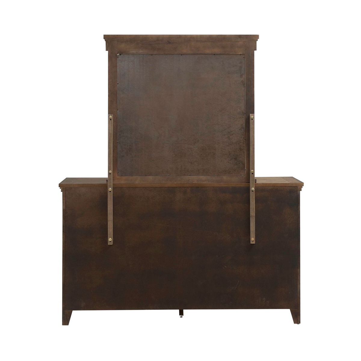 Carolina Park - Dresser & Mirror - Amber Brown - Image 4