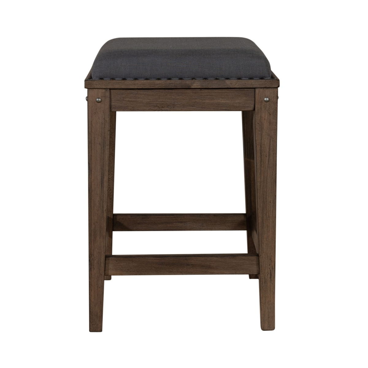 Sonoma Road - Upholstered Console Stool - Weathered Beaten Bark - Image 3
