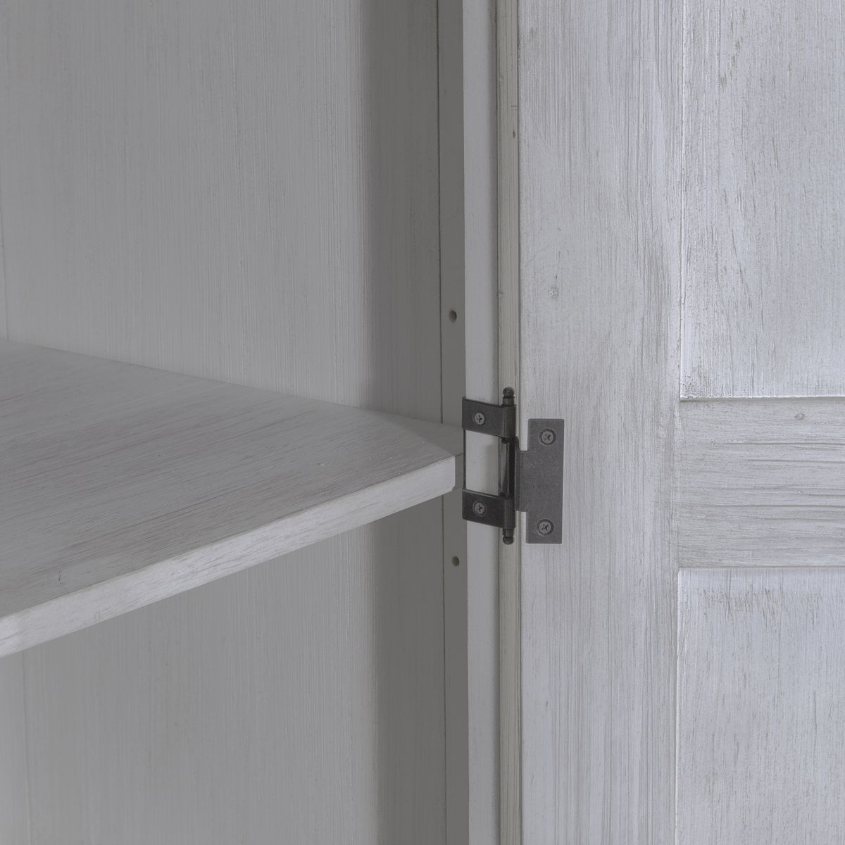 River Place - Armoire - Riverstone White & Tobacco - Image 6