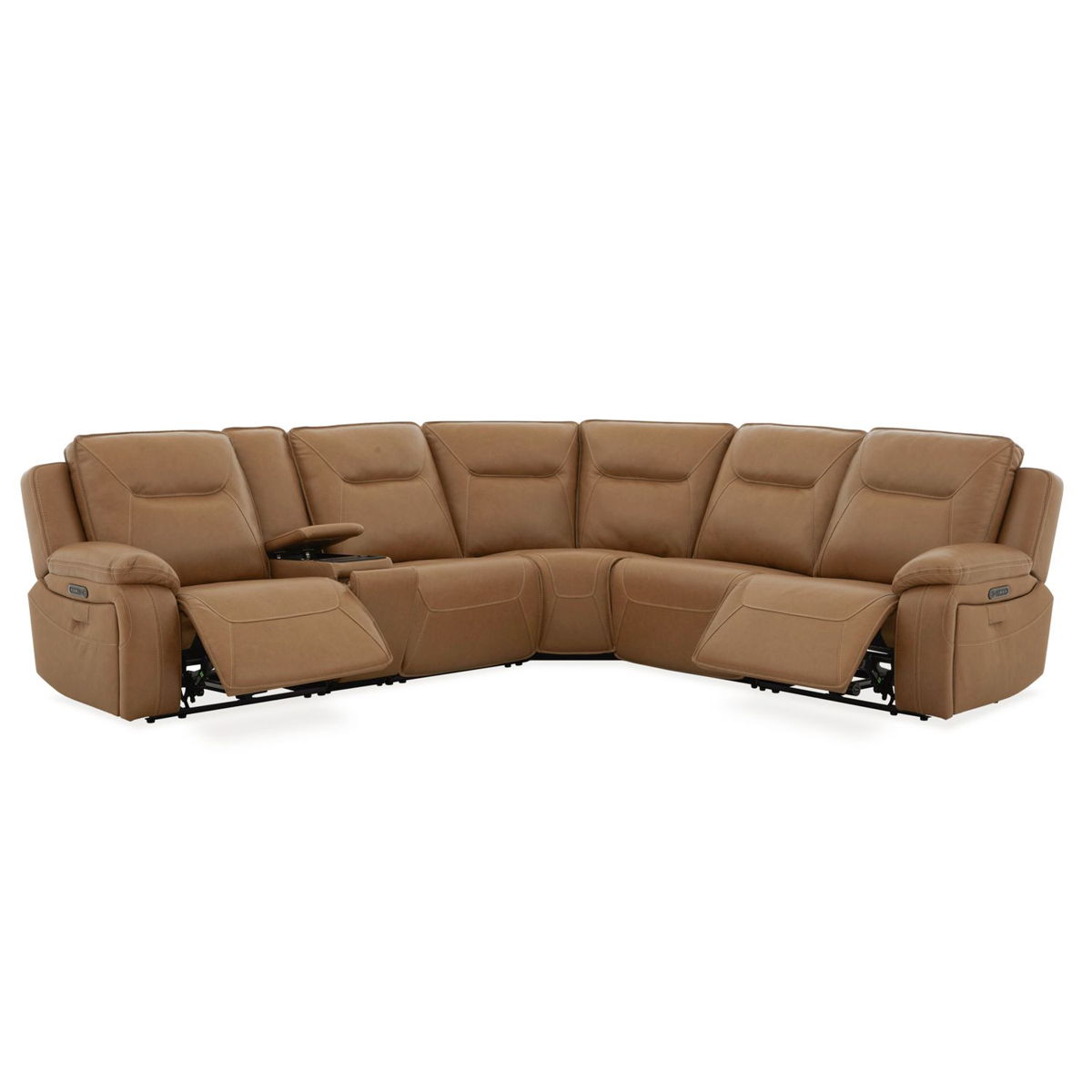 Callihan - 6 Piece Sectional - Brown - Image 5