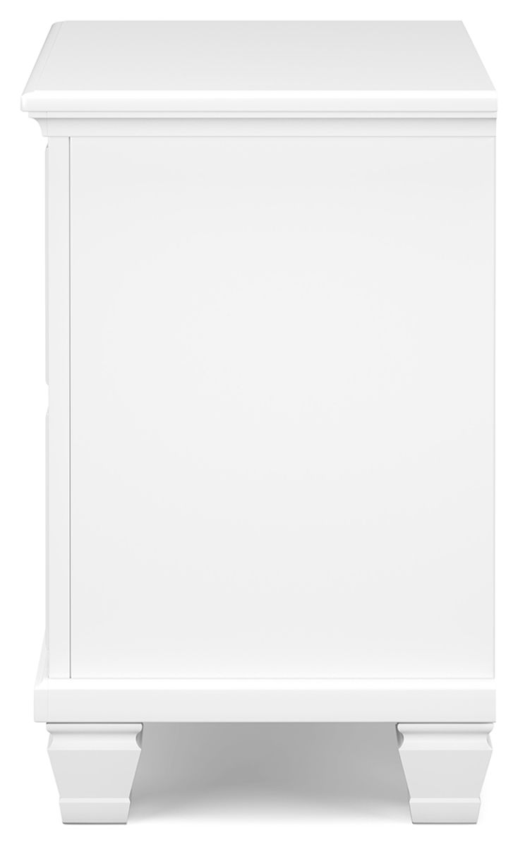 Fortman - Two Drawer Night Stand - White - Image 8