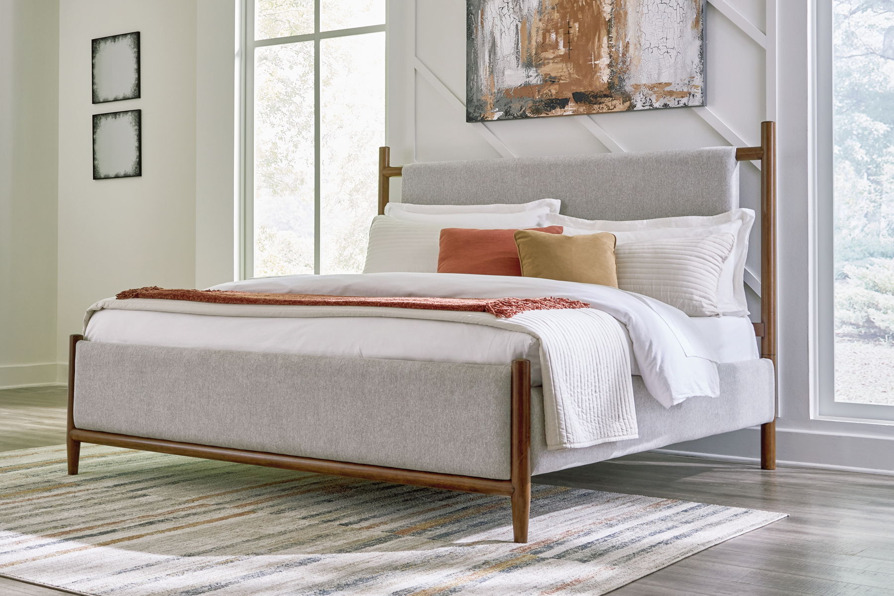 Lyncott - Upholstered Bed - Image 2
