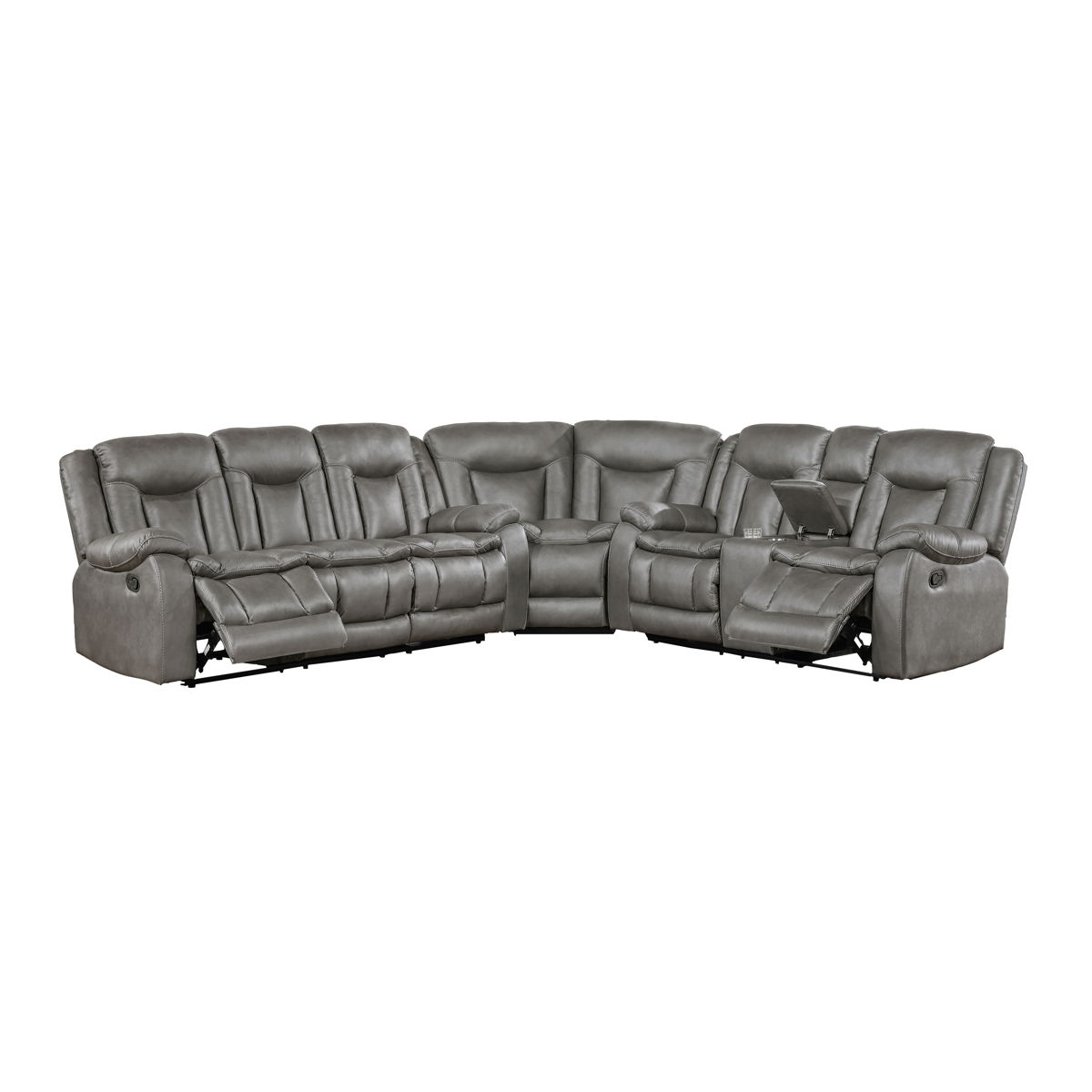 Morello - 3 Piece Manual Sofa/Loveseat/Wedge - Image 3