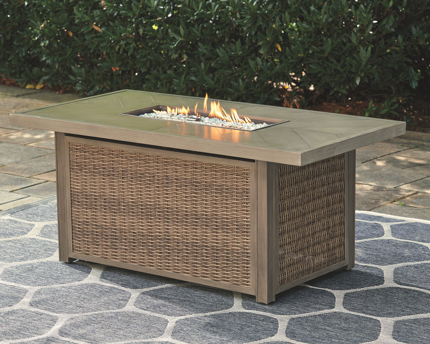 Beachcroft - Rectangular Fire Pit Table - Image 7