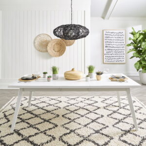 Capeside Cottage - Rectangular Leg Table - White