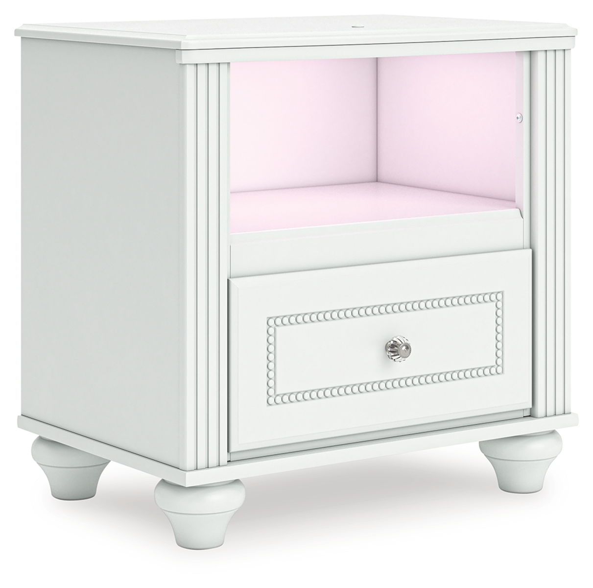 Kozlani - One Drawer Night Stand - White - Image 10