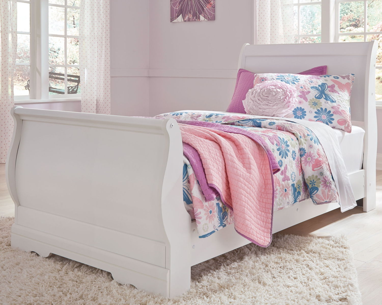 Anarasia - Sleigh Bed Set - Image 11