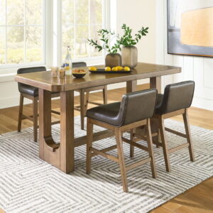 Cabalynn - Rectangular Dining Room Counter Table Set
