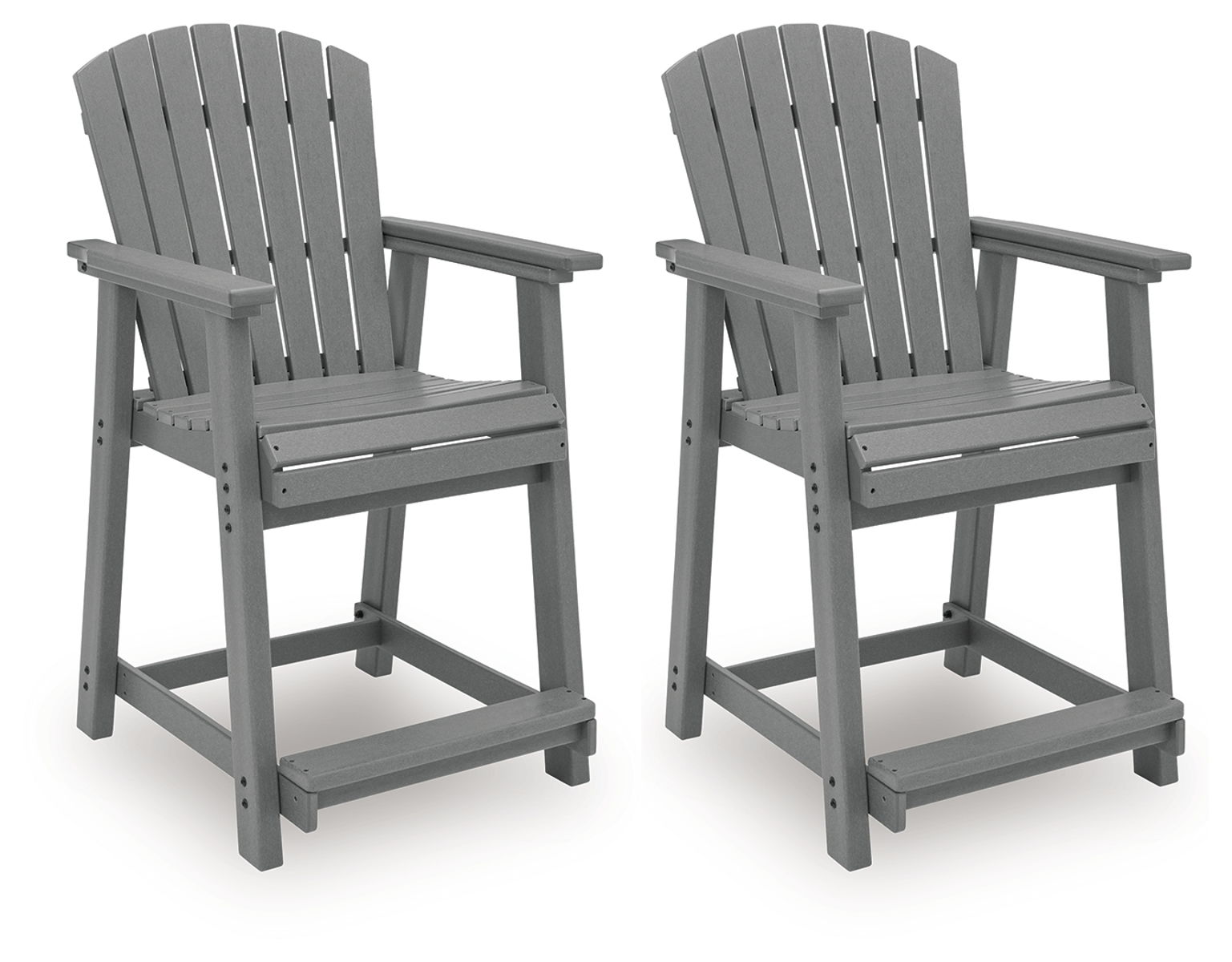 Sanctuary Beach - Barstool (Set of 2) - Dark Gray