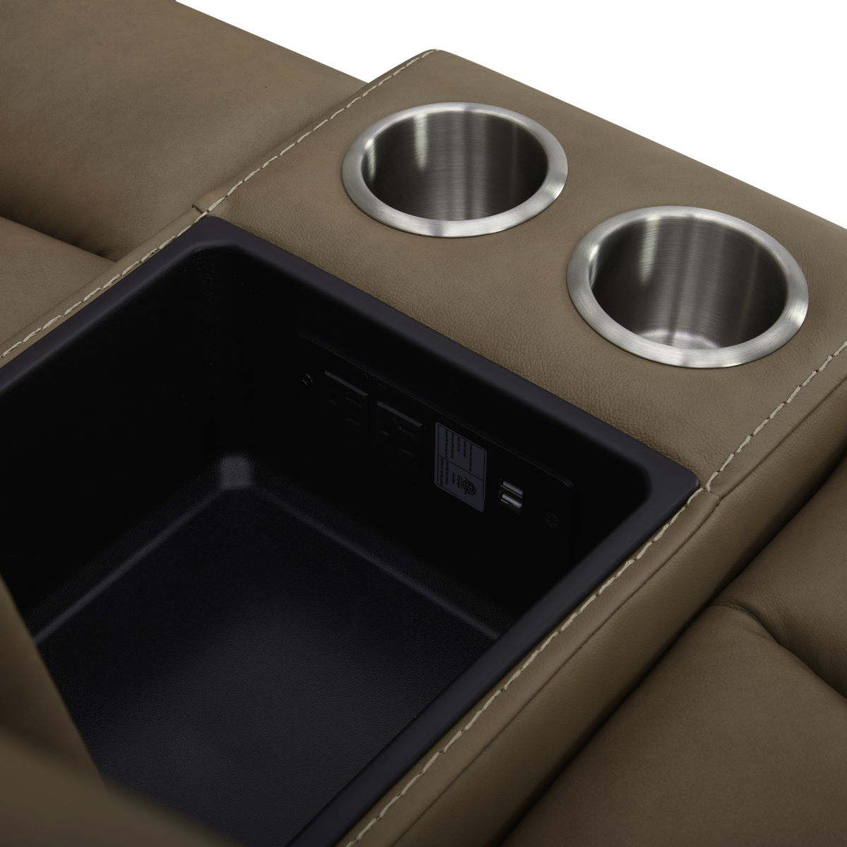 Bennett - Loveseat With Console P2 & ZG - Butternut - Image 2