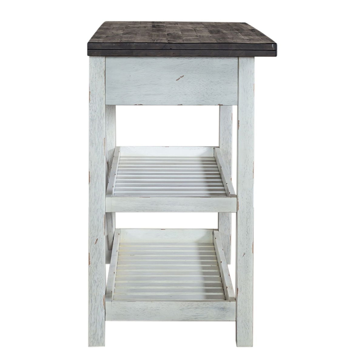 Farmhouse - Server - Two Tone White / Wood Tone - Image 5