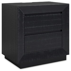 Londer - Two Drawer Night Stand - Black