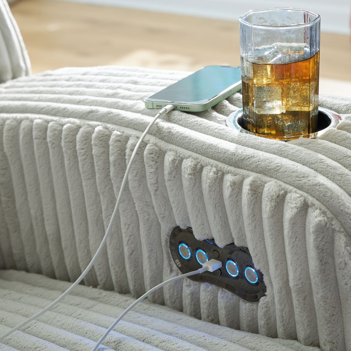 Forest Lake - Power Reclining Sofa With Adj Headrest - Image 5