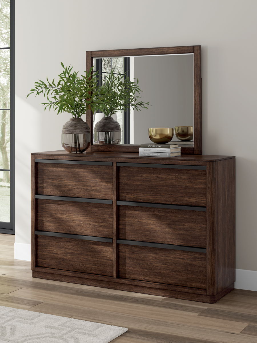 Dilenno - Dresser And Mirror - Dark Brown - Image 5