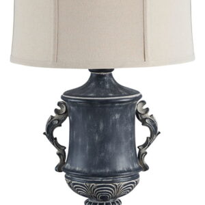 Morvanford - Poly Table Lamp - Antique Black