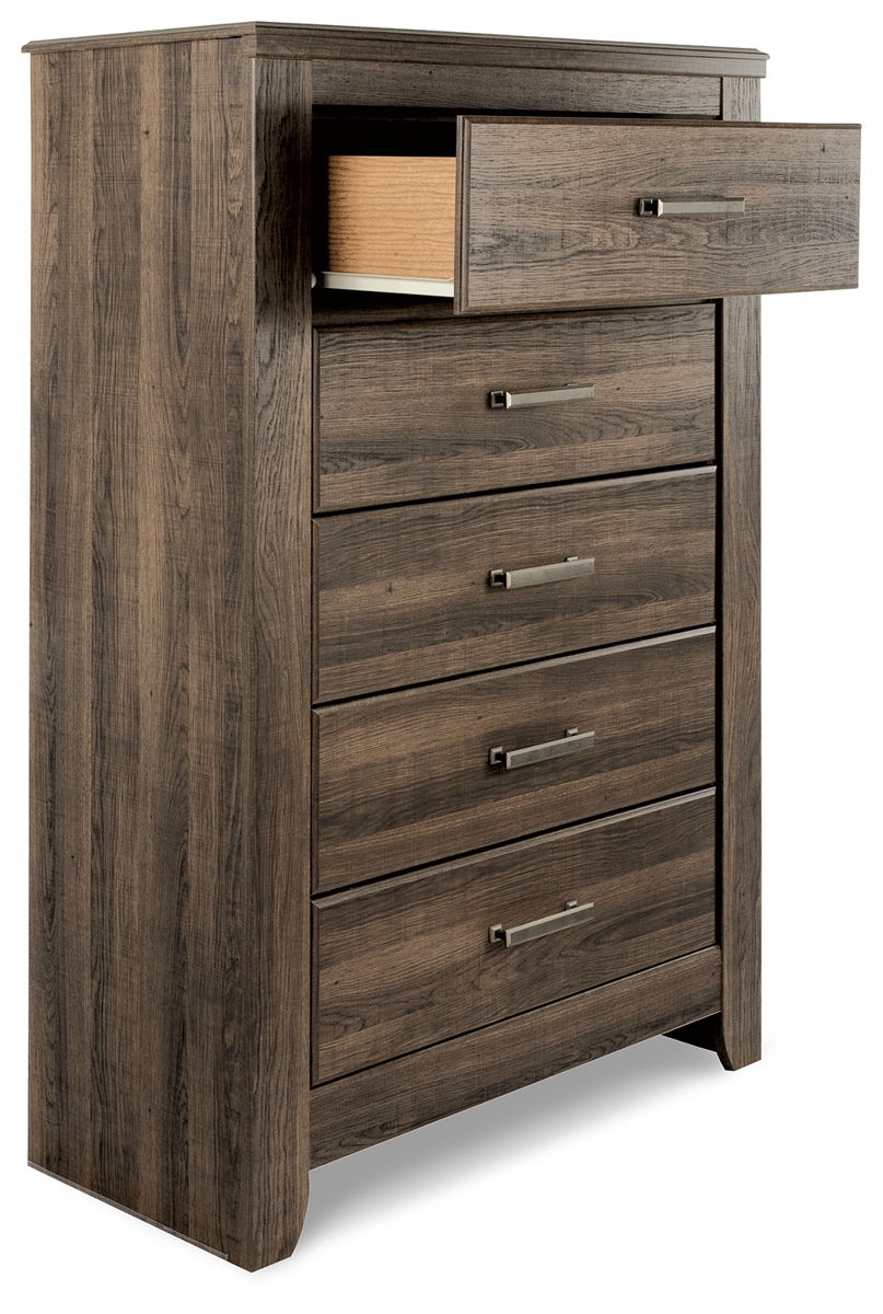 Juararo - Five Drawer Chest - Dark Brown - Image 6