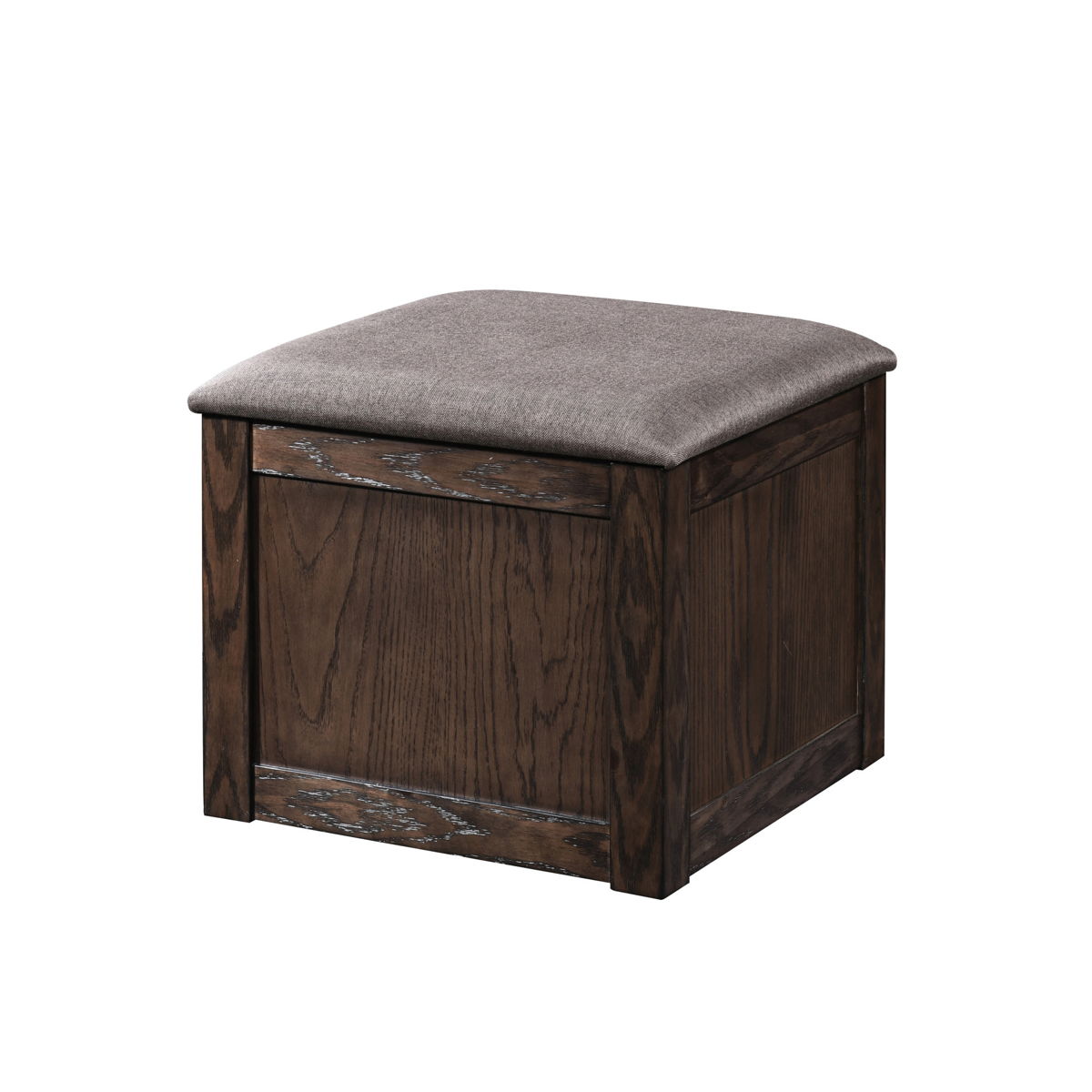 Paxton - 5 Piece Living Room Set (Storage Coffee Table With 4 Tuck-In Ottomans) - Dark Brown - Image 6