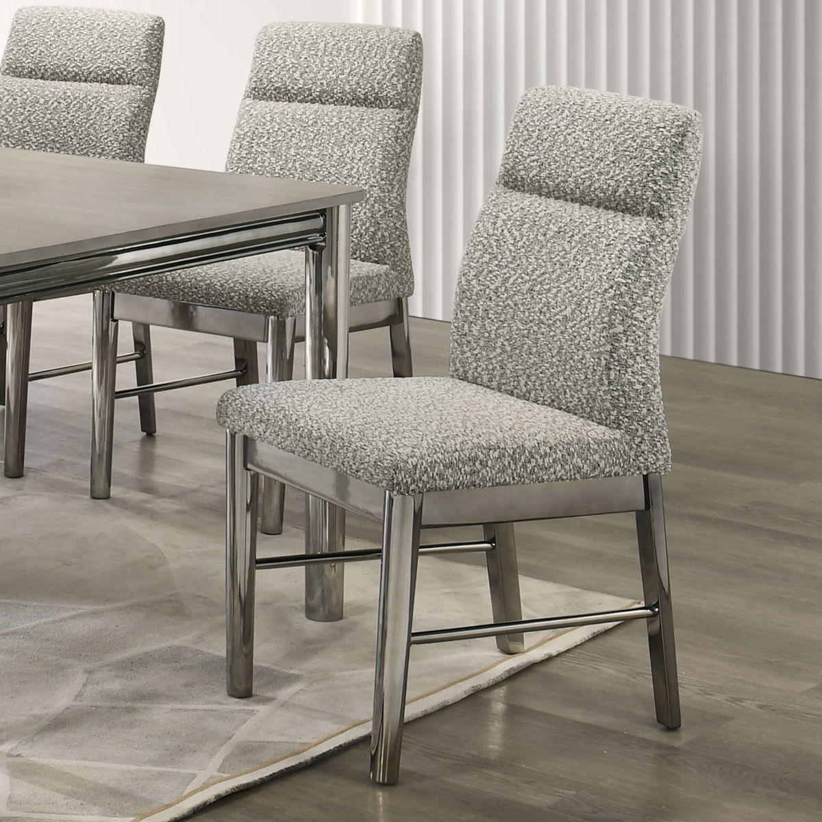 Lennox - Upholstered Side Chair (Set of 2) - Gray - Image 7