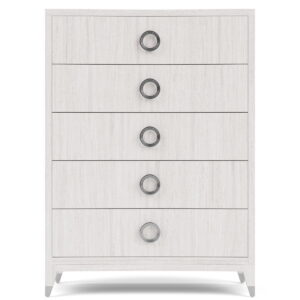 Hepburn - 5 Drawer Chest - White