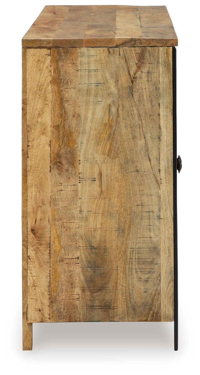 Camney - Accent Cabinet - Brown / Black - Image 3