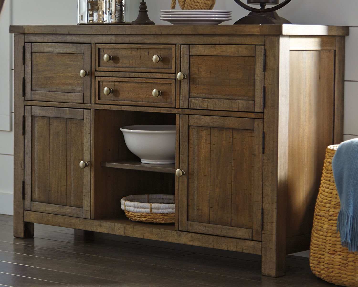 Moriville - Dining Room Server - Grayish Brown - Image 4