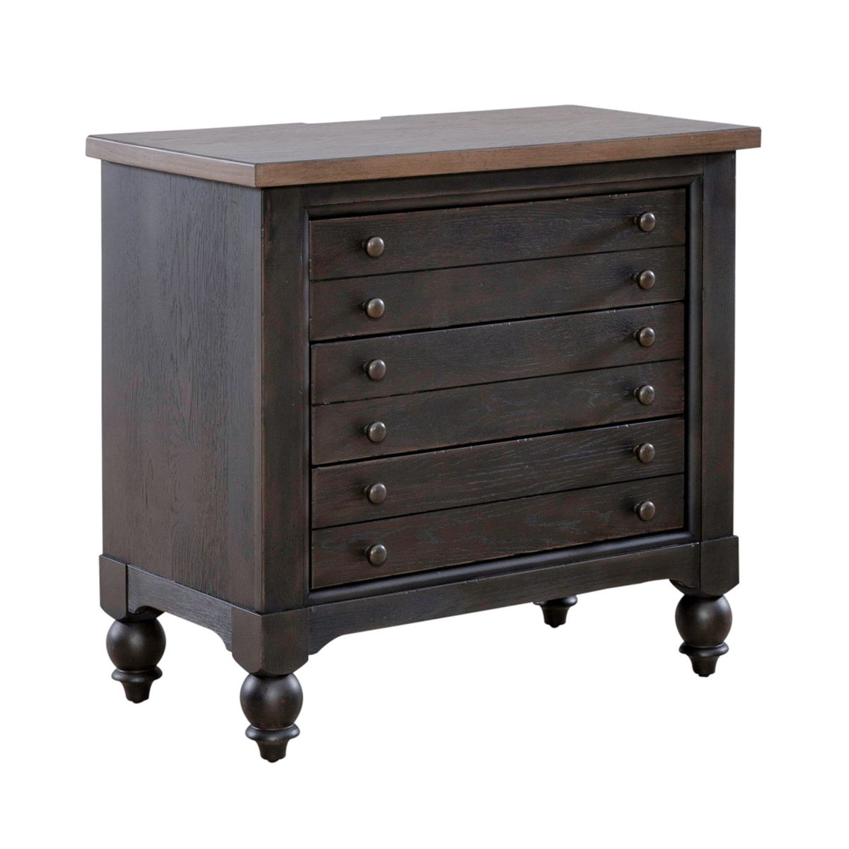 Americana Farmhouse - Bedside Chest With Charging Station - Image 8