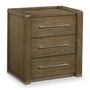 Marxmore - Three Drawer Night Stand - Brown