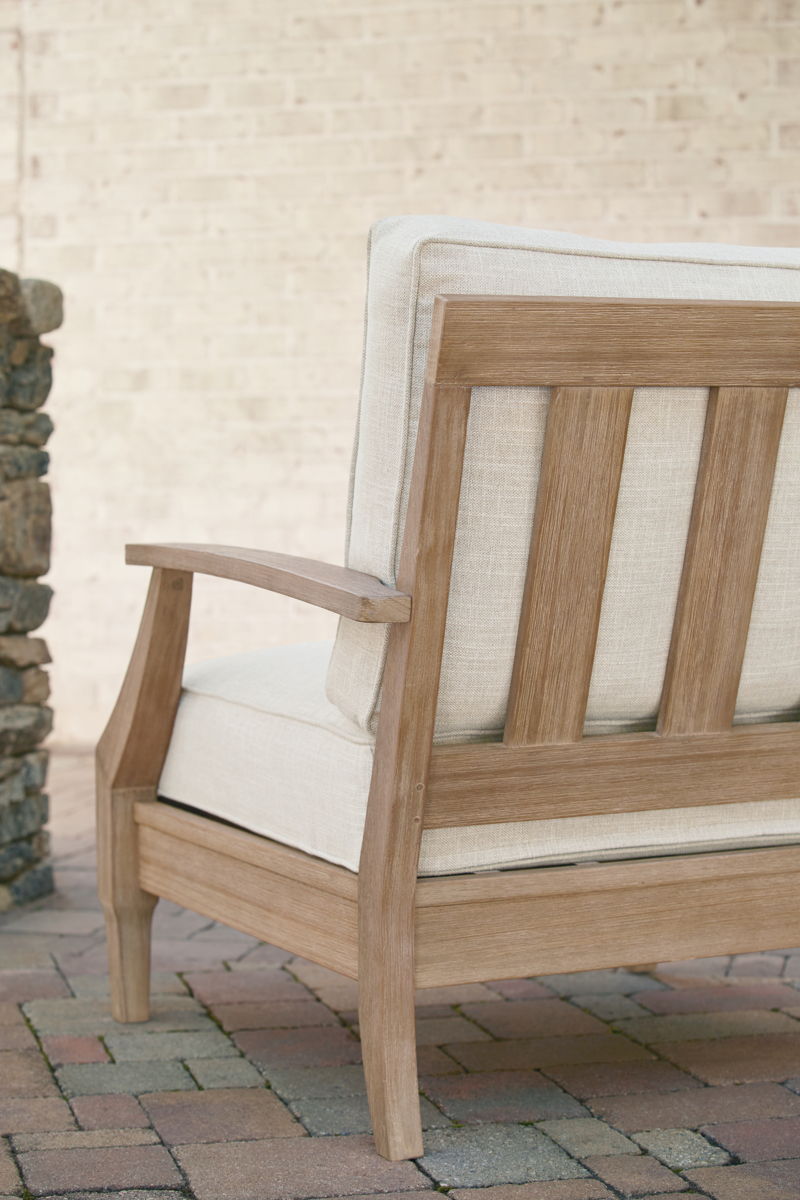 Carter Hall - Lounge Chair With Cushion - Beige - Image 2