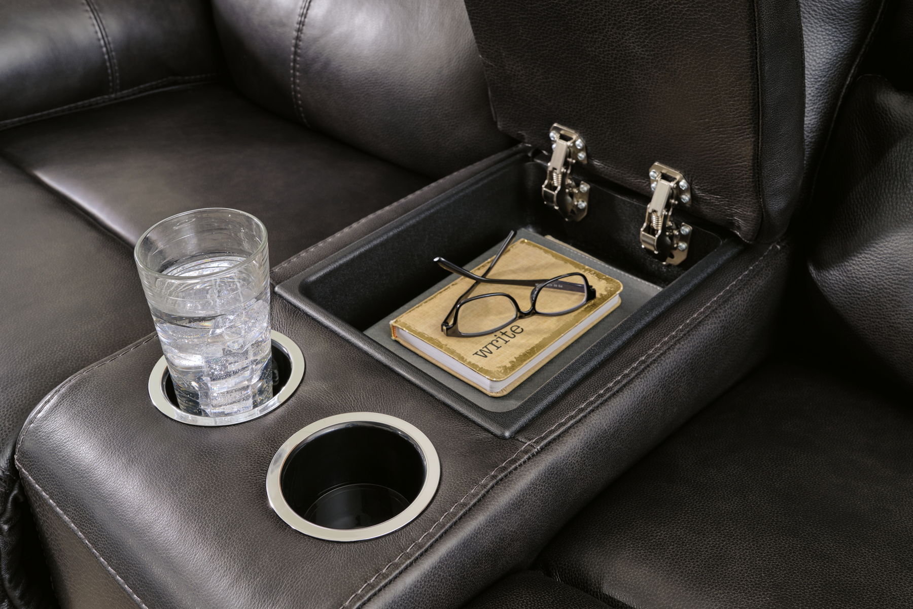 Mountainous - Power Reclining Loveseat With Console /Adj Headrest - Eclipse - Image 10