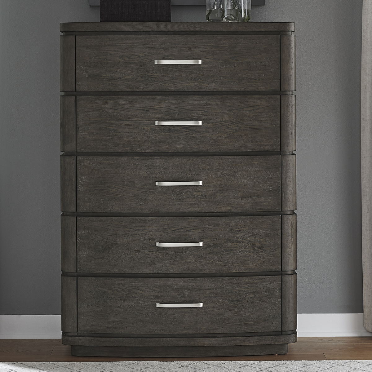 Cascade Falls - 5 Drawer Chest - Satin Espresso
