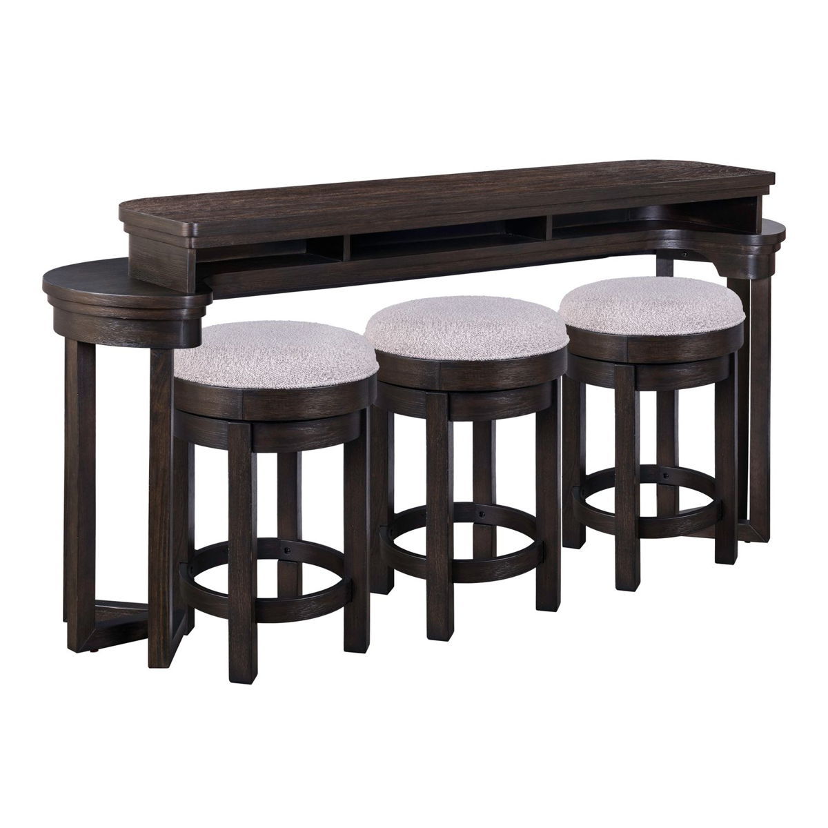 Weston - 4 Piece Bar Set - Brown - Image 3