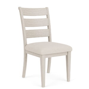 Glenndale - Wood Back Upholstered Side Chair (Set of 2) - Aged White
