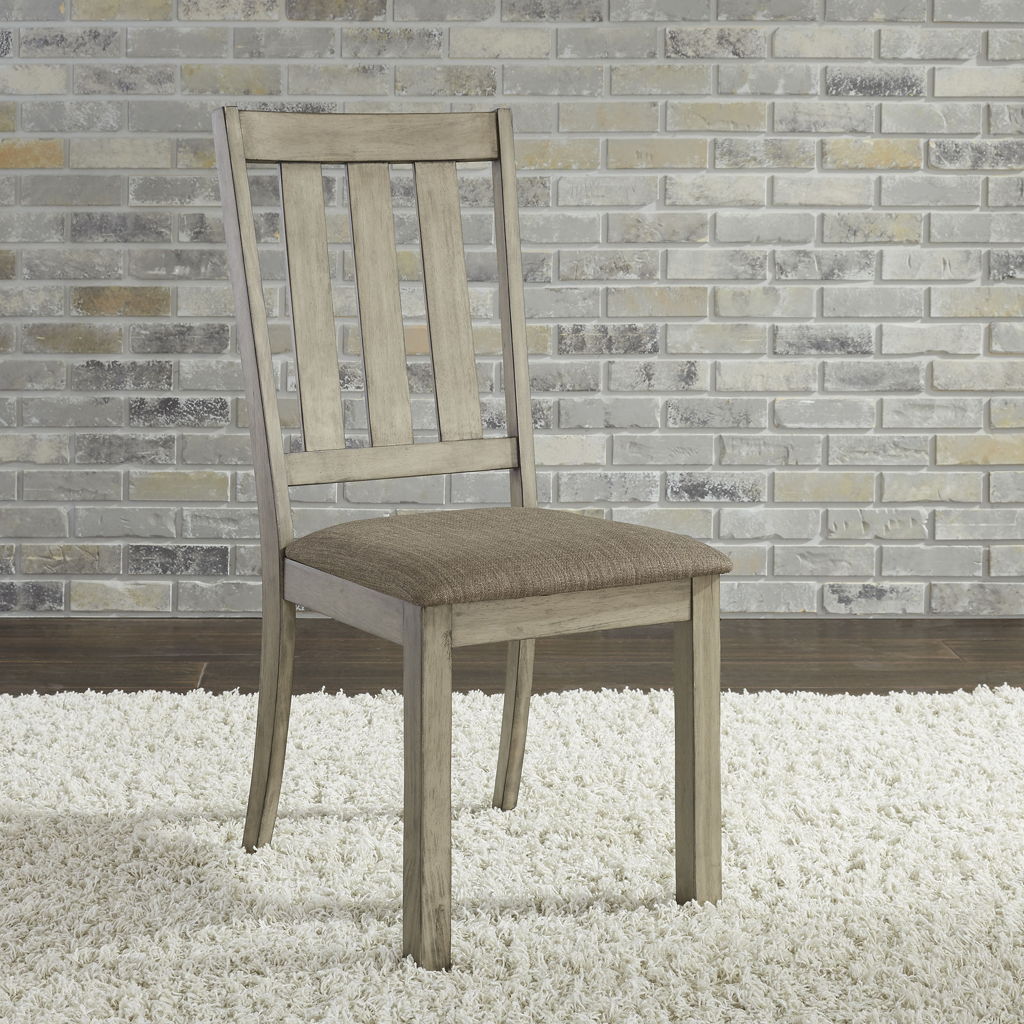 Sun Valley - Slat Back Side Chair - Light Brown - Image 2