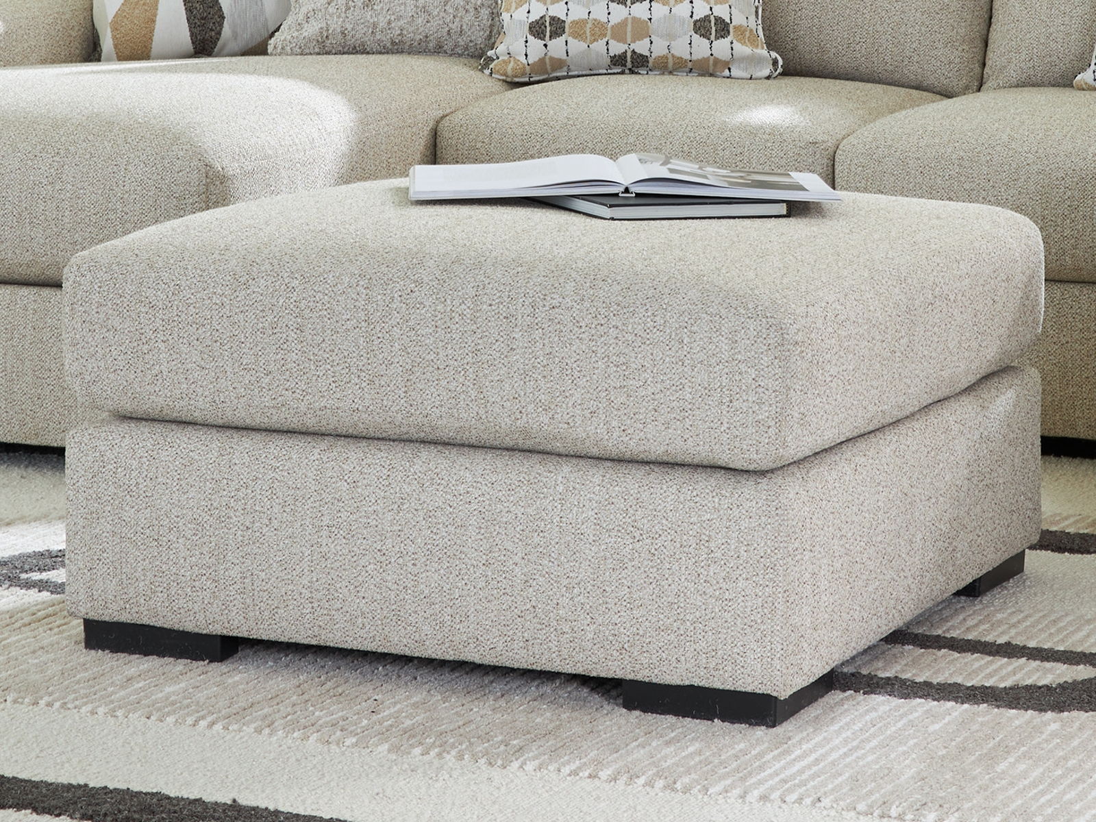 LaureLGrove - Oversized Accent Ottoman - Pebble - Image 3