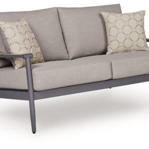 Ocean Beach - Loveseat With Cushion - Gray
