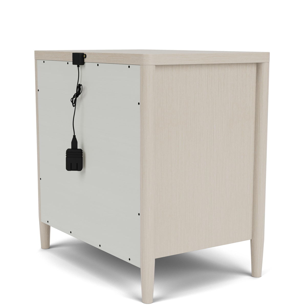Laguna - 3 Drawer Nightstand - Beige - Image 2